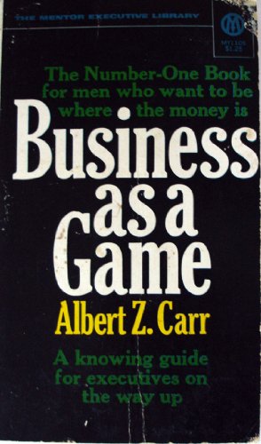 Beispielbild fr Business As a Game zum Verkauf von Jt,s junk box