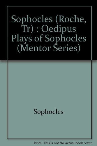 The Oedipus Plays of Sophocles (9780451619648) by Sophocles