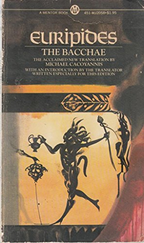 Stock image for Bacchae : In a New Translation by Nicholas Rudal for sale by Better World Books: West