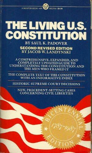 Stock image for The Living U.S. Constitution for sale by Wonder Book