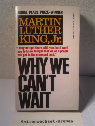 Imagen de archivo de Why We Can't Wait a la venta por Better World Books