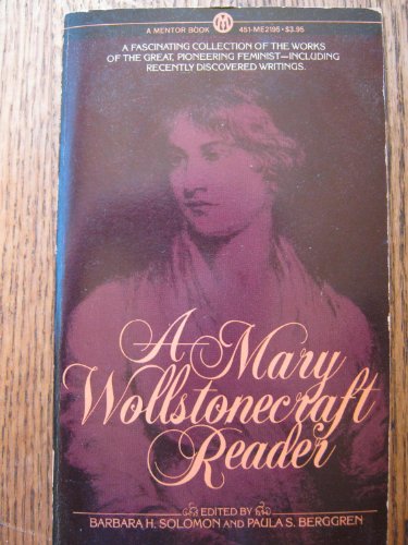 Stock image for A Mary Wollstonecraft Reader for sale by Better World Books: West