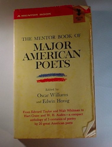 Imagen de archivo de Major American Poets, The Mentor Book of a la venta por HPB-Diamond