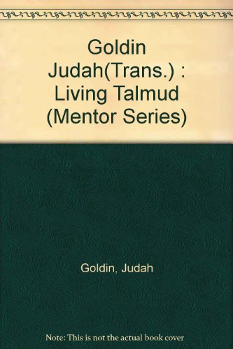 Imagen de archivo de The Living Talmud a la venta por Better World Books: West