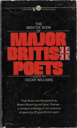 9780451623706: Major British Poets, The Mentor Book of