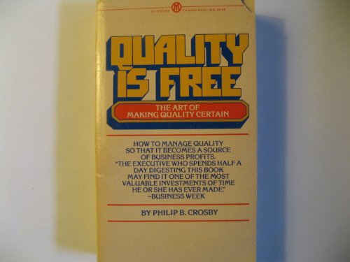 Stock image for Quality Is Free for sale by Better World Books
