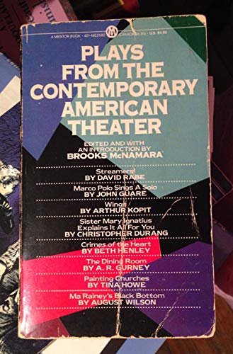 Stock image for PLAYS FROM CONTEMPORARY THEATER (THEATRE).includes STREAMING by DR.;.MA RAINEY'S BLACK BOTTOM by AW.;. WINGS by AK; CRIMES OF HEART by BH.others ( eight plays total) for sale by WONDERFUL BOOKS BY MAIL
