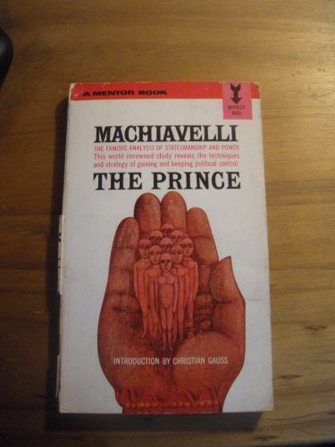 9780451625885: Machiavelli Niccolo : Prince (Mentor Series)