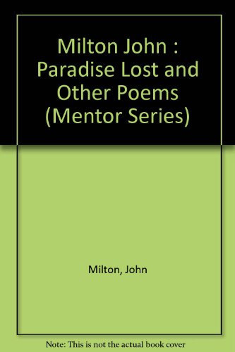 9780451625922: Paradise Lost and Other Poems
