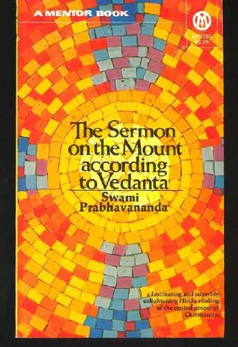 Stock image for The Sermon on the Mount According to Vedanta for sale by HPB Inc.