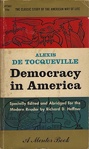 9780451626974: Democracy in America: Abridged Edition