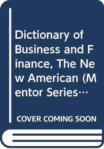 Beispielbild fr New American Dictionary of Business and Finance zum Verkauf von NEPO UG