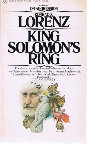 King Solomons Ring By Konrad Lorenz Abebooks
