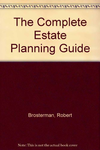 Imagen de archivo de The Complete Estate Planning Guide a la venta por Basement Seller 101