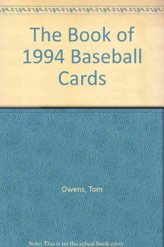 Beispielbild fr The Book of Baseball Cards 1994 zum Verkauf von medimops