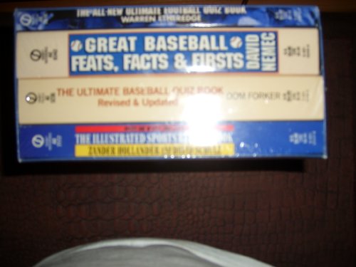 Beispielbild fr Sports Trivia: The Illustrated Sports Record Book, the Ultimate Baseball Quiz Book, Great Baseball Feats Facts & Firsts, the All-New Ultimate Football Quiz Book zum Verkauf von Wonder Book