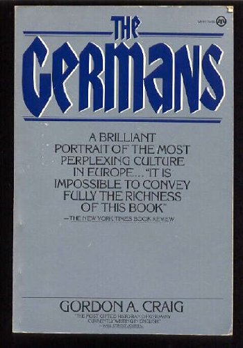 9780452006225: The Germans