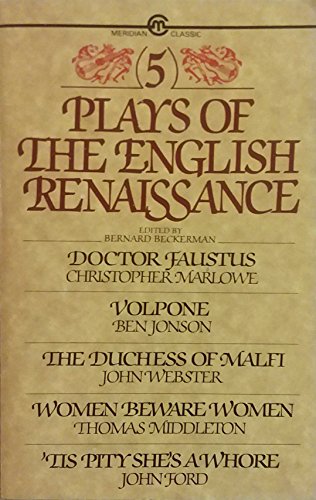 Beispielbild fr Five Plays of the English Renaissance zum Verkauf von HPB-Emerald