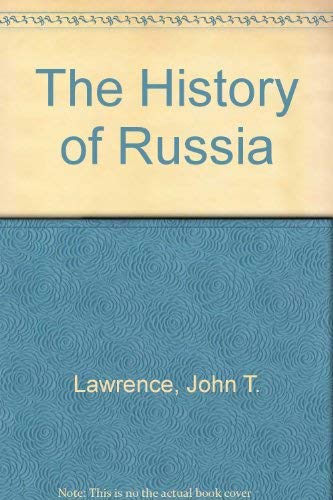 Beispielbild fr The History of Russia zum Verkauf von Wonder Book