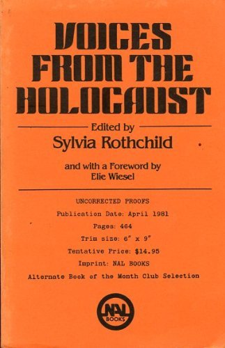Beispielbild fr Voices from the Holocaust zum Verkauf von Half Price Books Inc.