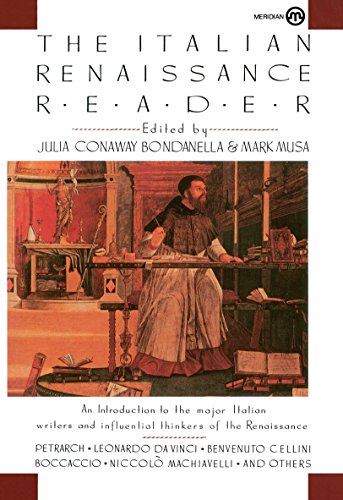 Stock image for The Italian Renaissance Reader (Meridian S) for sale by SecondSale