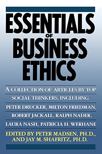 Imagen de archivo de Essentials of business ethics a la venta por The Book Cellar, LLC