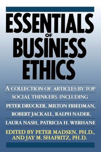 Stock image for Essentials of business ethics for sale by The Book Cellar, LLC