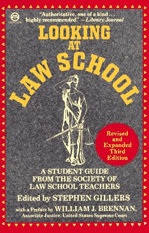 Imagen de archivo de Looking at Law School: A Student Guide from the Society of Law School Teachers a la venta por Wonder Book