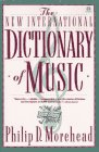 Beispielbild fr The New International Dictionary of Music zum Verkauf von Open Books West Loop