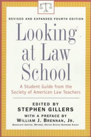 Stock image for Looking at Law School : A Student Guide from the Society of American Law Teachers for sale by Better World Books