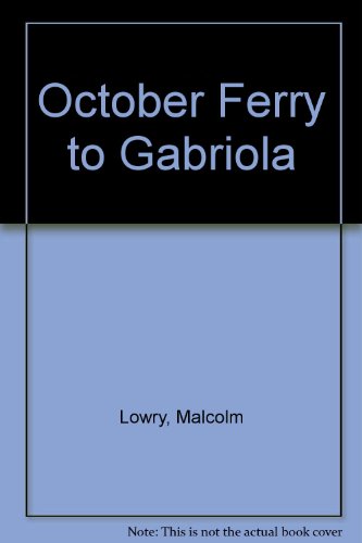 9780452251557: October Ferry to Gabriola
