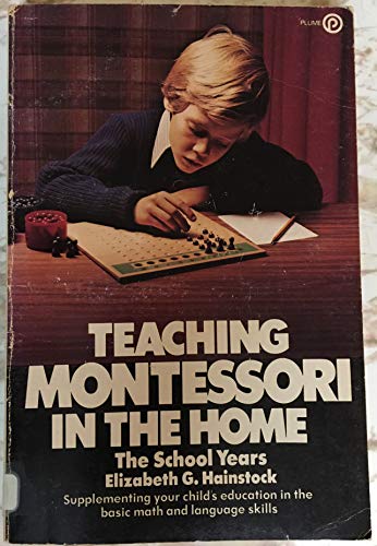 Beispielbild fr Teaching Montessori in the Home: The Preschool Years zum Verkauf von HPB-Red