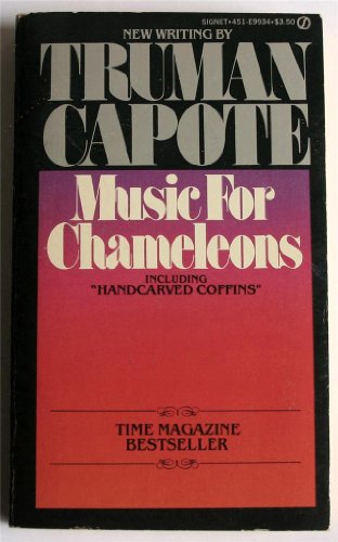 Imagen de archivo de Music for Chameleons a la venta por Better World Books