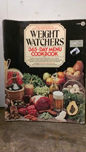 Beispielbild fr Weight Watchers' 365-Day Menu Cookbook zum Verkauf von Wonder Book