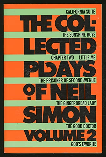 Beispielbild fr The Collected Plays of Neil Simon: Volume 2 (Plume) zum Verkauf von Wonder Book