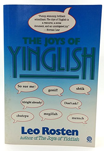 Imagen de archivo de The Joys of Yinglish a la venta por Wonder Book