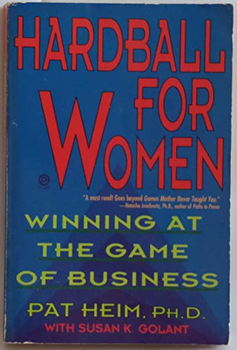 Stock image for Hardball for Women : Winning at the Game of Business for sale by Better World Books: West