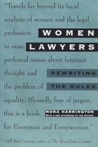 Imagen de archivo de Women Lawyers : Rewriting the Rules a la venta por Books to Die For