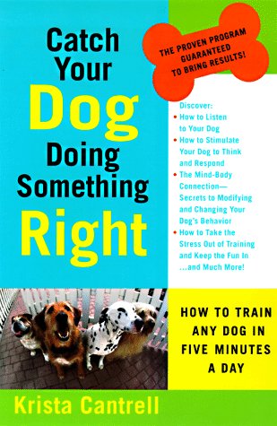 Imagen de archivo de Catch Your Dog Doing Something Right : How to Train Any Dog in Five Minutes a Day a la venta por Better World Books