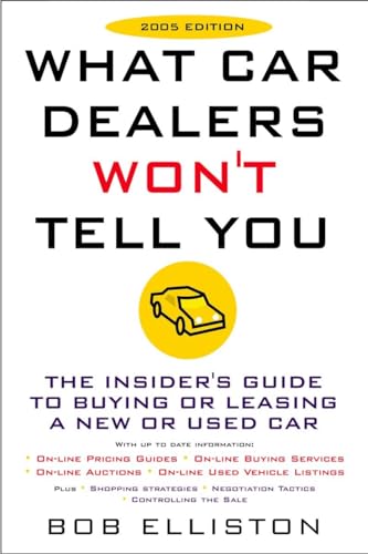 Beispielbild fr What Car Dealers Won't Tell You (2005 Edition): Revised Edition zum Verkauf von Wonder Book