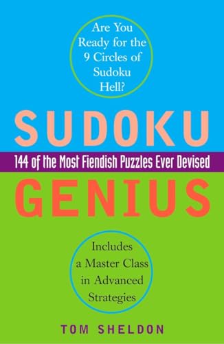 Stock image for Sudoku Genius: 144 of the Most Fiendish Puzzles Ever Devised for sale by SecondSale