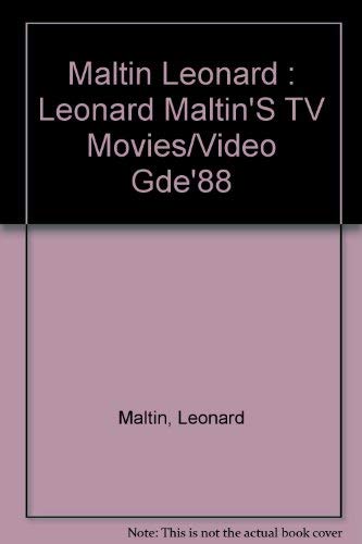 9780453005692: Leonard Maltin's TV Movies and Video Guide 1988