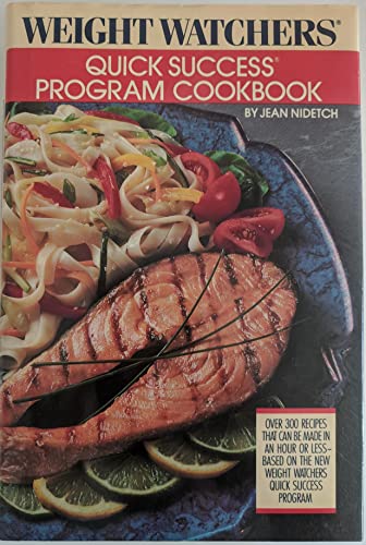 Imagen de archivo de Quick Success Program Cookbook a la venta por Better World Books: West