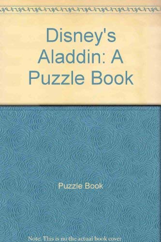 9780453030625: Disney's Aladdin: A Puzzle Book