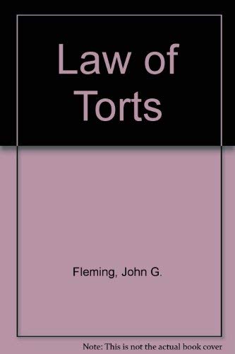 9780455205472: Law of Torts