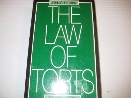 9780455205489: The Law of Torts