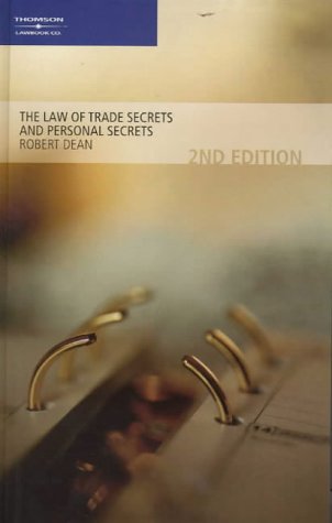 9780455217116: The Law of Trade Secrets