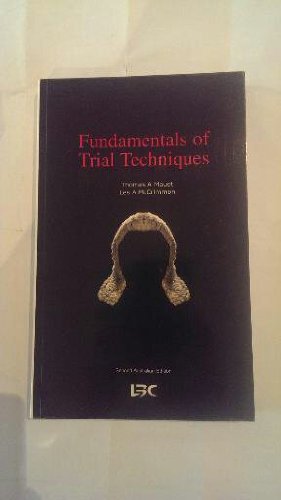 9780455217468: Fundamentals of Trial Techniques