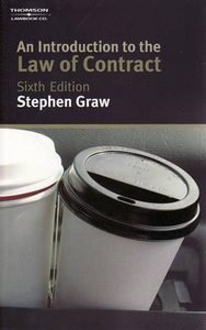 Imagen de archivo de An Introduction to the Law of Contract a la venta por Caryota Book Exchange