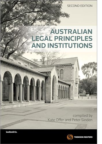 9780455236612: Australian Legal Principles and Institutions